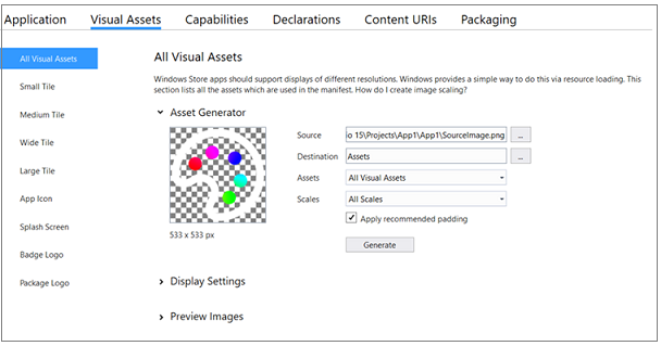 Manifest des Generators visueller Objekte