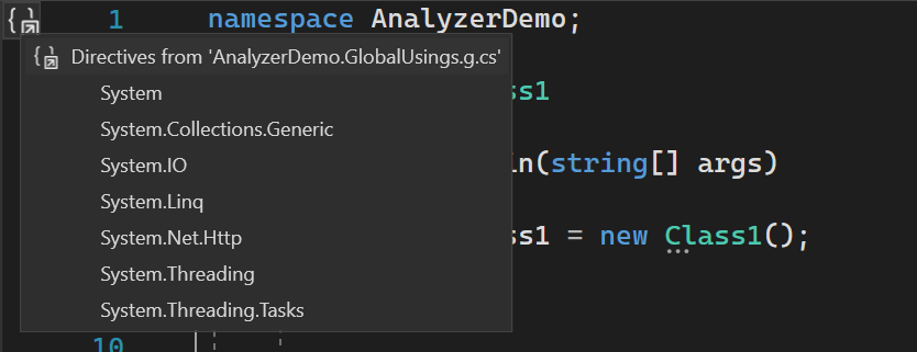 Globale Using-Anweisungen