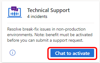 Kachel für den Vorteil „Technischer Support“