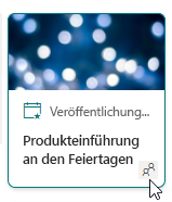 Screenshot eines Dashboard Karte mit angezeigtem Zielgruppensymbol