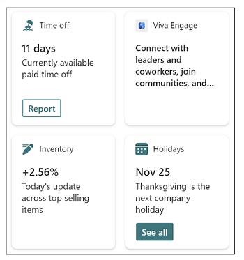 Viva Connections Dashboard