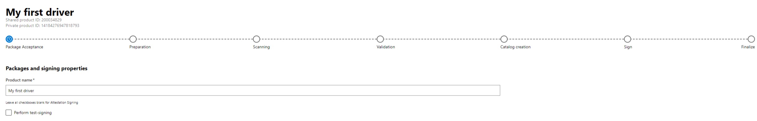 Screenshot des neuen Formulars für die Übermittlung von Hardware.