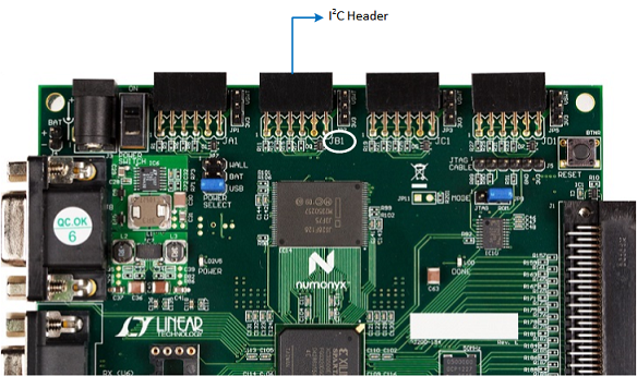 Abbildung des MITT I2C-Headers.