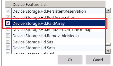 Array-Featureauswahl