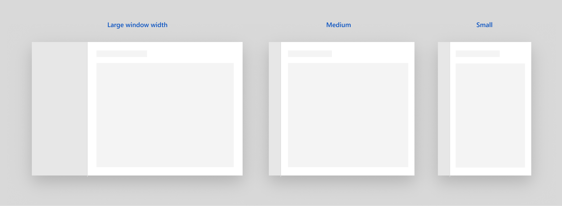 Navigation links „Kompakt“: adaptives Verhalten