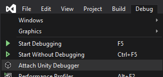 Unity-Debugger anhängen