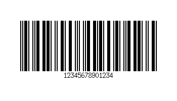 Strichcodebeispiel - Interleaved 2 von 5