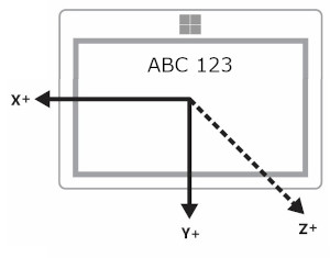 Anzeige- und Geräteausrichtung in LandscapeFlipped