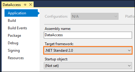 Ziel .NET Standard 2.0