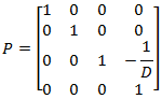 Perspektivische Matrix