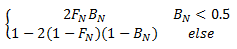 Mathematische Formel für einen Überlagerungseffekt.