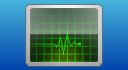 Screenshot: Diagramm des Verlaufs der CPU-Nutzung 