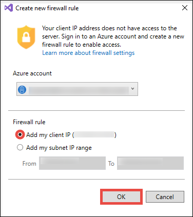 Create firewall rule