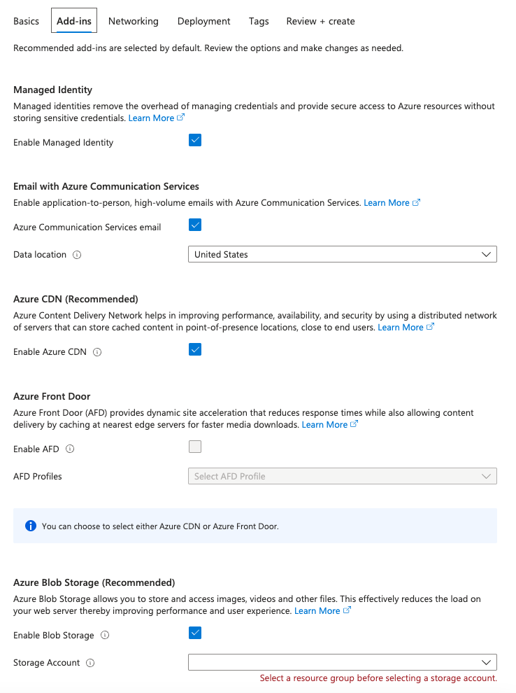 Screenshot of WordPress Advanced Settings.