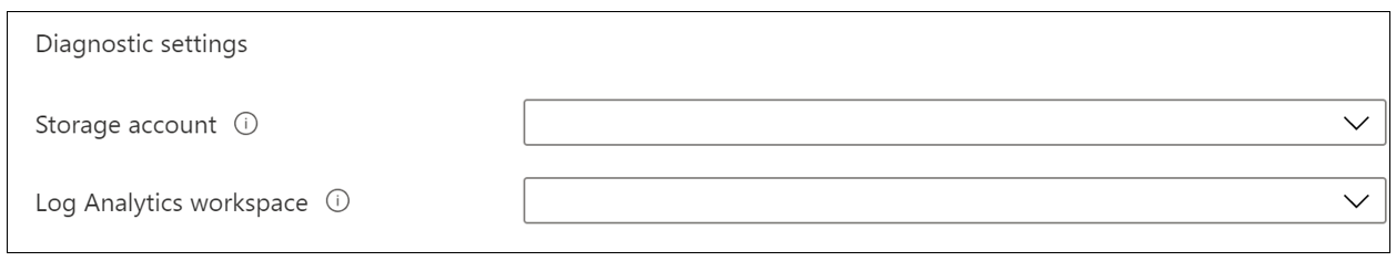 Management section showing where you select the diagnostic settings for the virtual machine