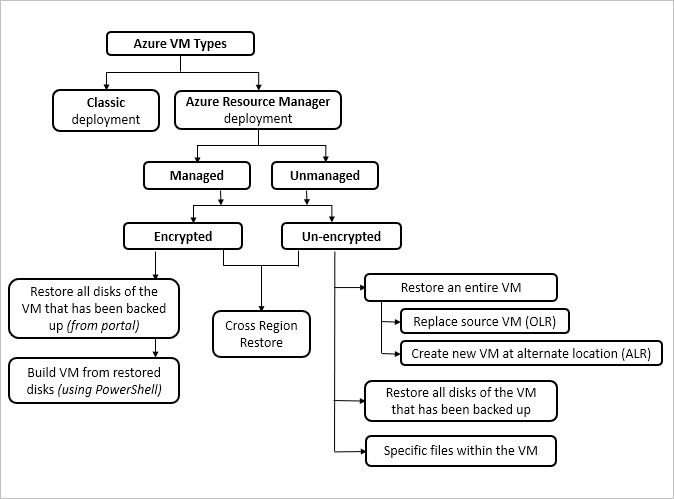 Restore scenarios 