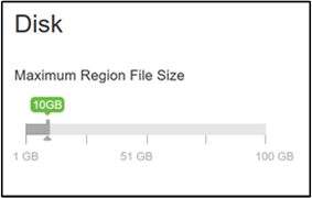 `Apache HBase HRegion max filesize`.