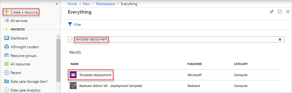 Azure Resource Manager templates library