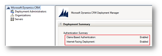 Dynamics 365 IFD settings.