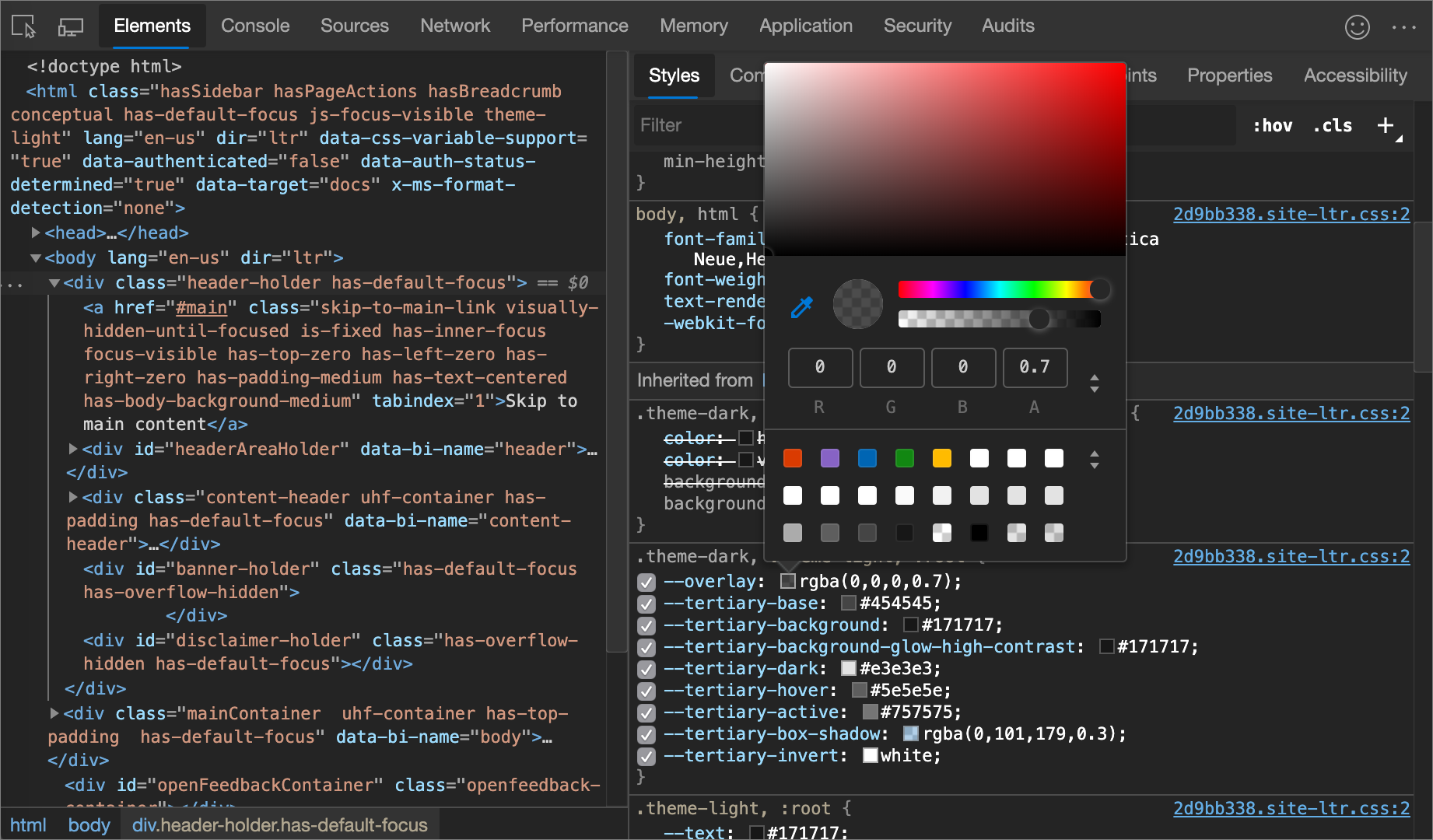 The Color Picker