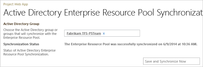 Active Directory Enterprise Resource Pool