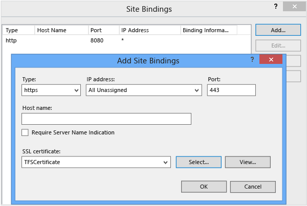 Make sure to choose a unique port number