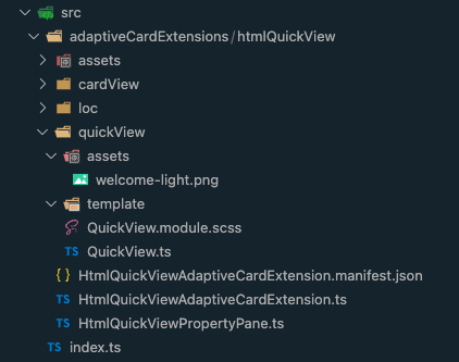 Screenshot of the ACE & Quick View project