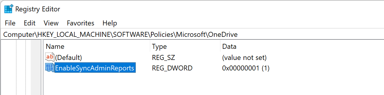 Screenshot image depicting the creation of a new key in the Registry Editor