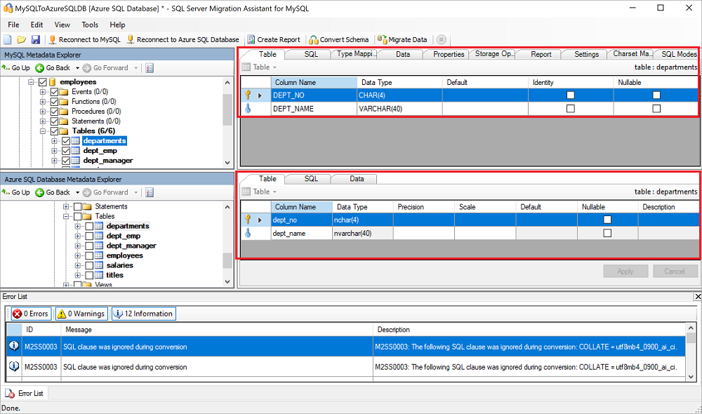 Screenshot showing a comparison of the converted objects to the original objects.