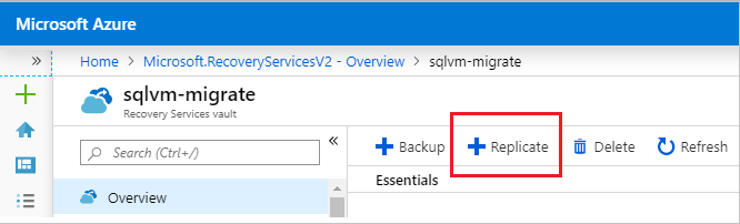 Configure replication