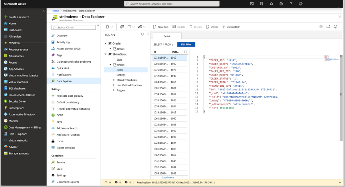 Validate migrated data in Azure