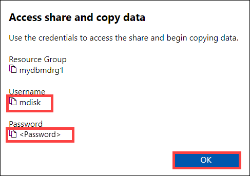 Get share credentials 2