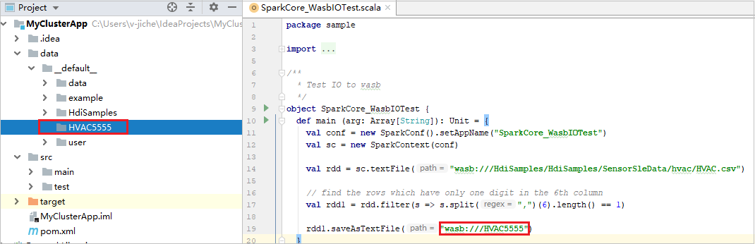 Intellij Project local run result 1