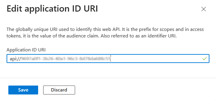 Application ID URI