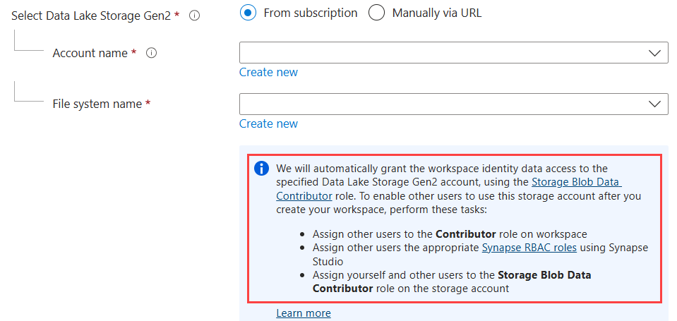 Screenshot of the successful storage blob data contributor assignment.