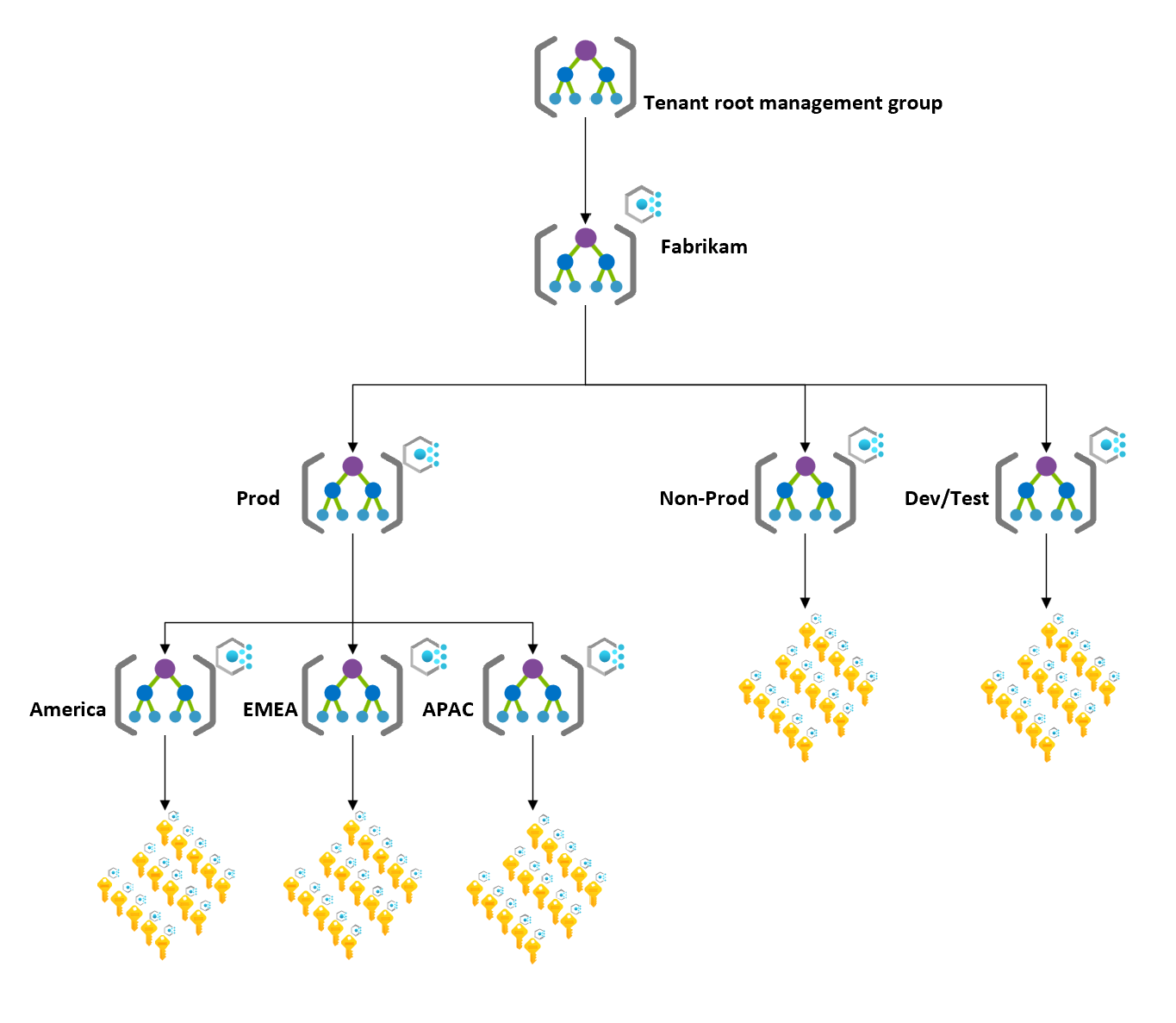 Diagram that shows the regional organization environment.