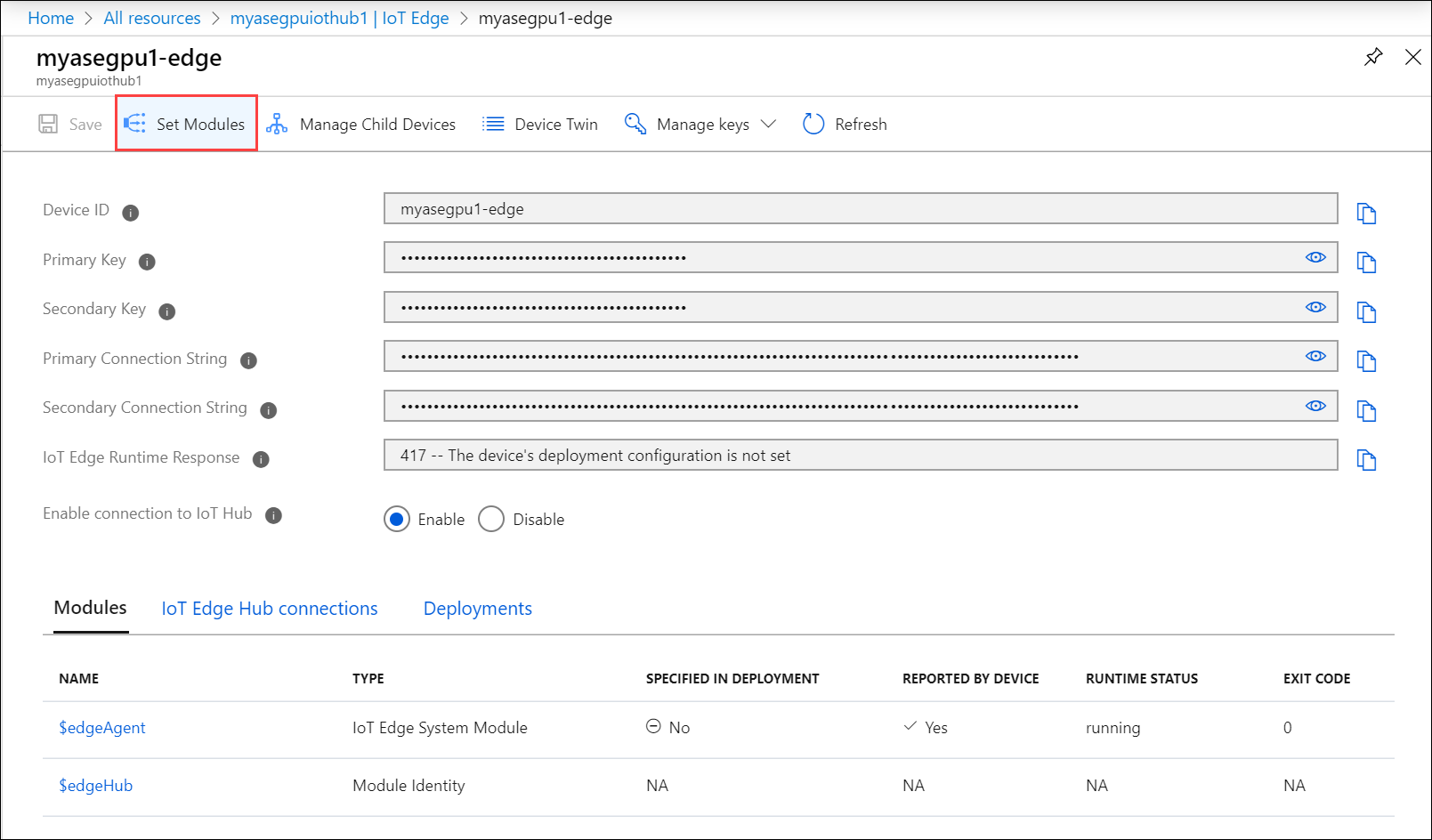 Configure module to use GPU 8