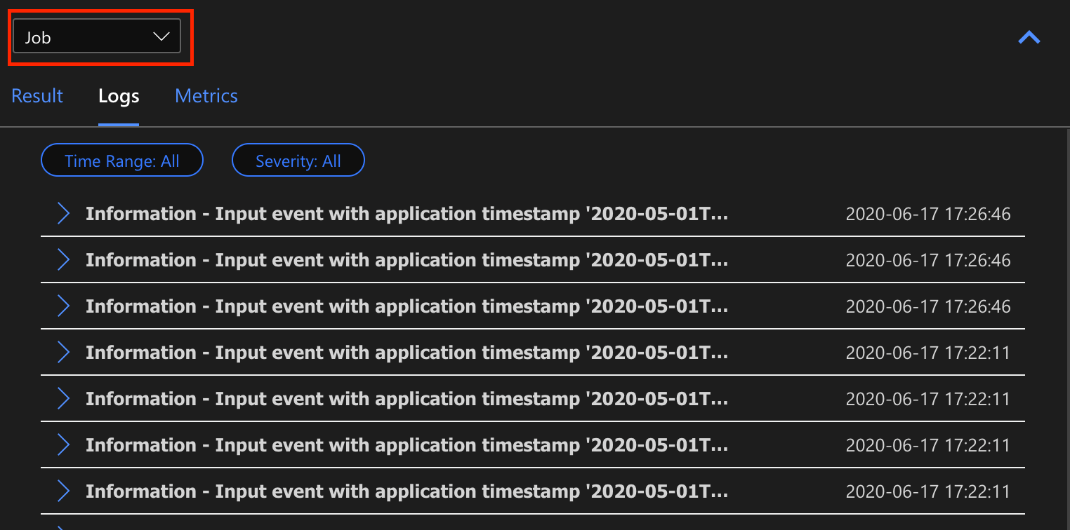 Diagnostic logs