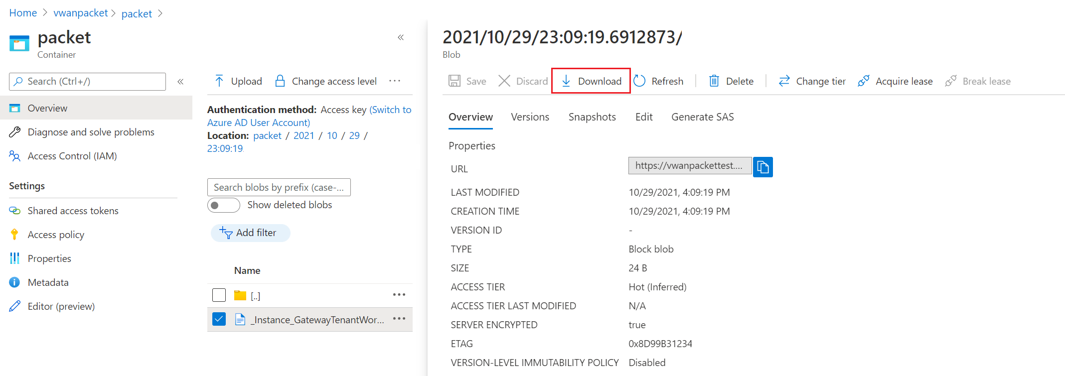 Graphic showing how to download file.