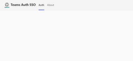 Example of Teams tab app with SSO enabled