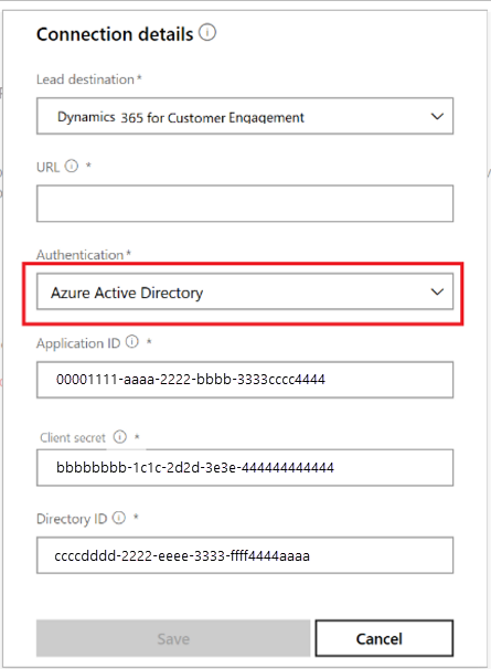 Screenshot illustrating Authentication with Microsoft Entra ID selected