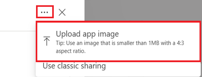 Add an app image