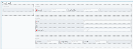 Display the option to create and use card forms in timeline