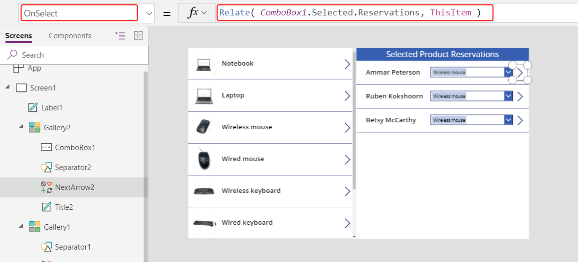 Configure NextArrow2.