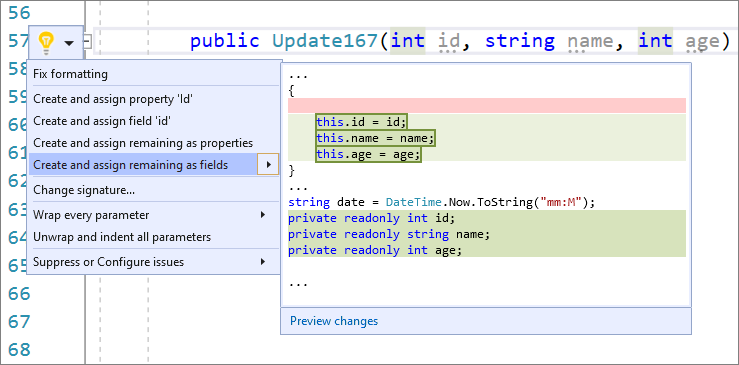 Create and Assign Remaining Fields