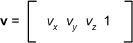 vertex in view space