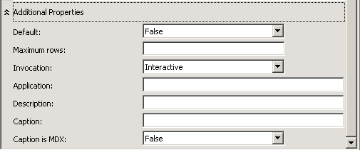 Additional Properties box