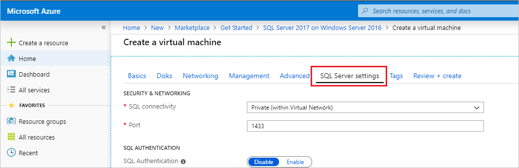 Diagram showing SQL Server connectivity.