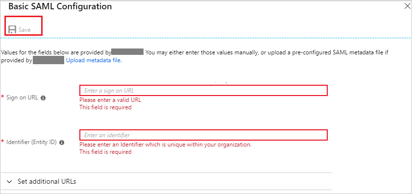 Lean Domain and URLs single sign-on information