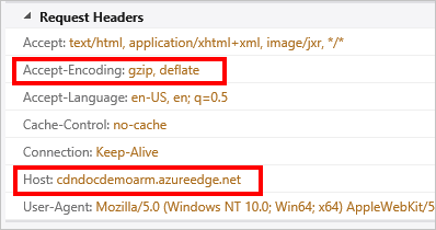 CDN request headers